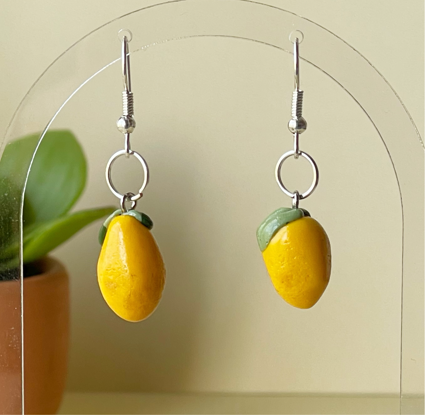 Lemon earrings