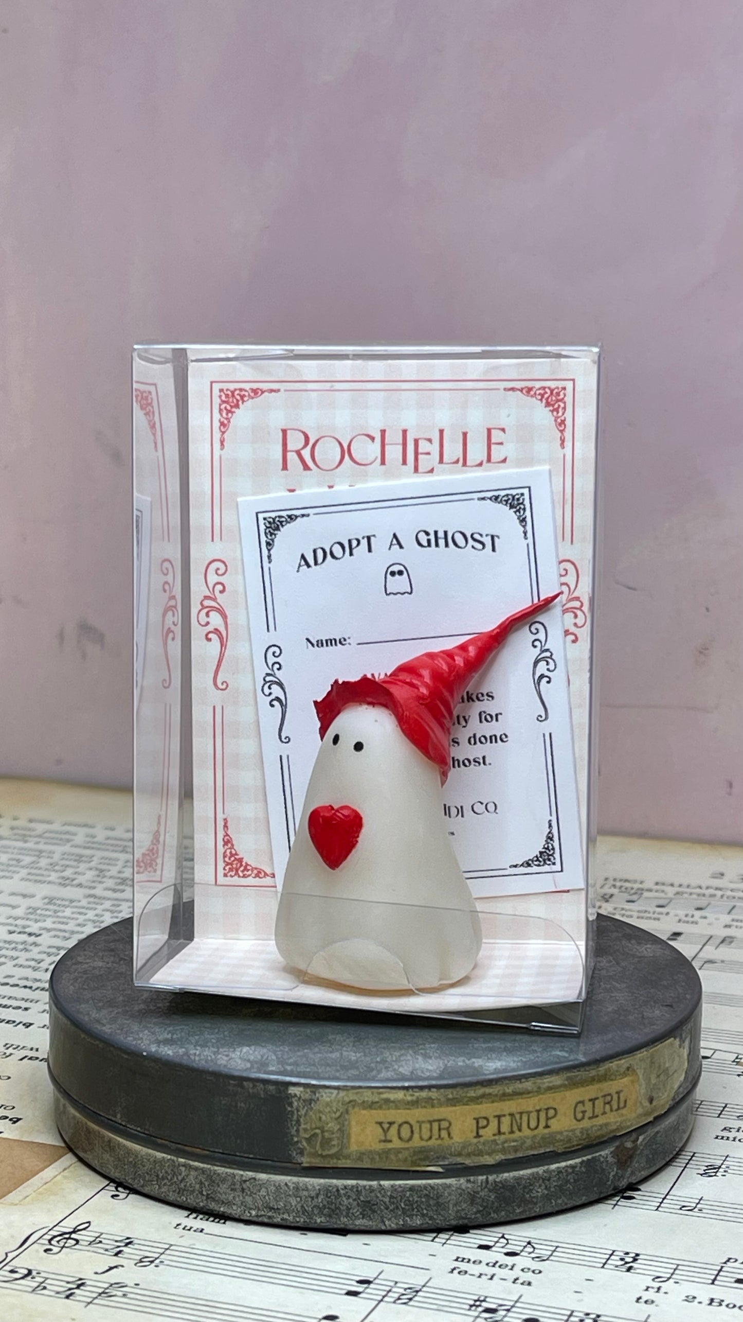 Red Hat and Heart Ghost