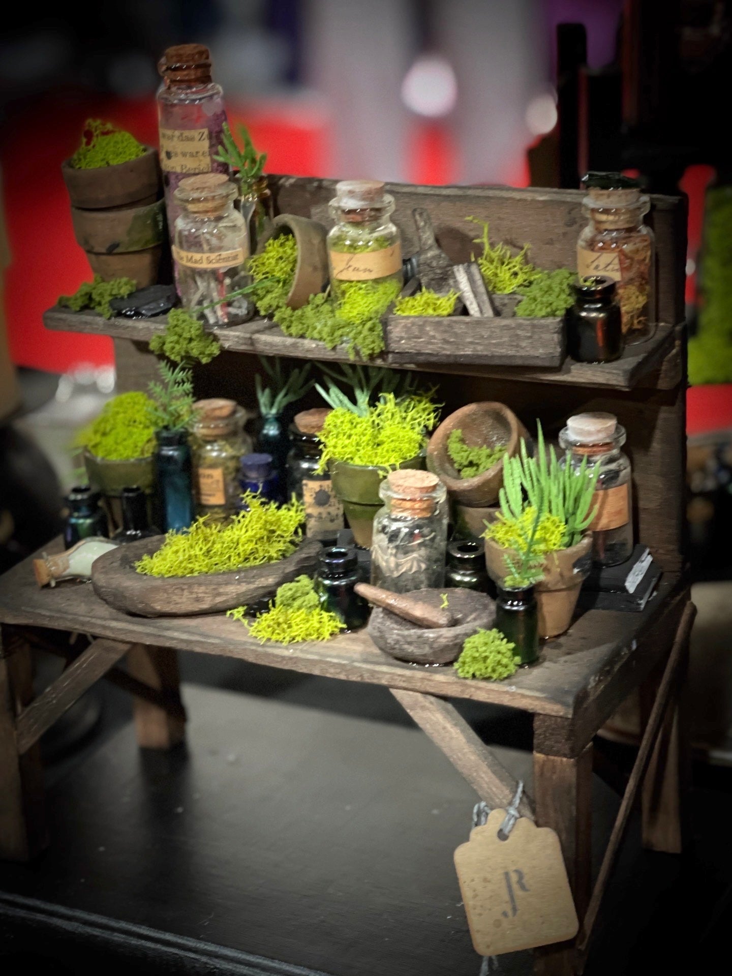 Witch's Garden Potting Bench
