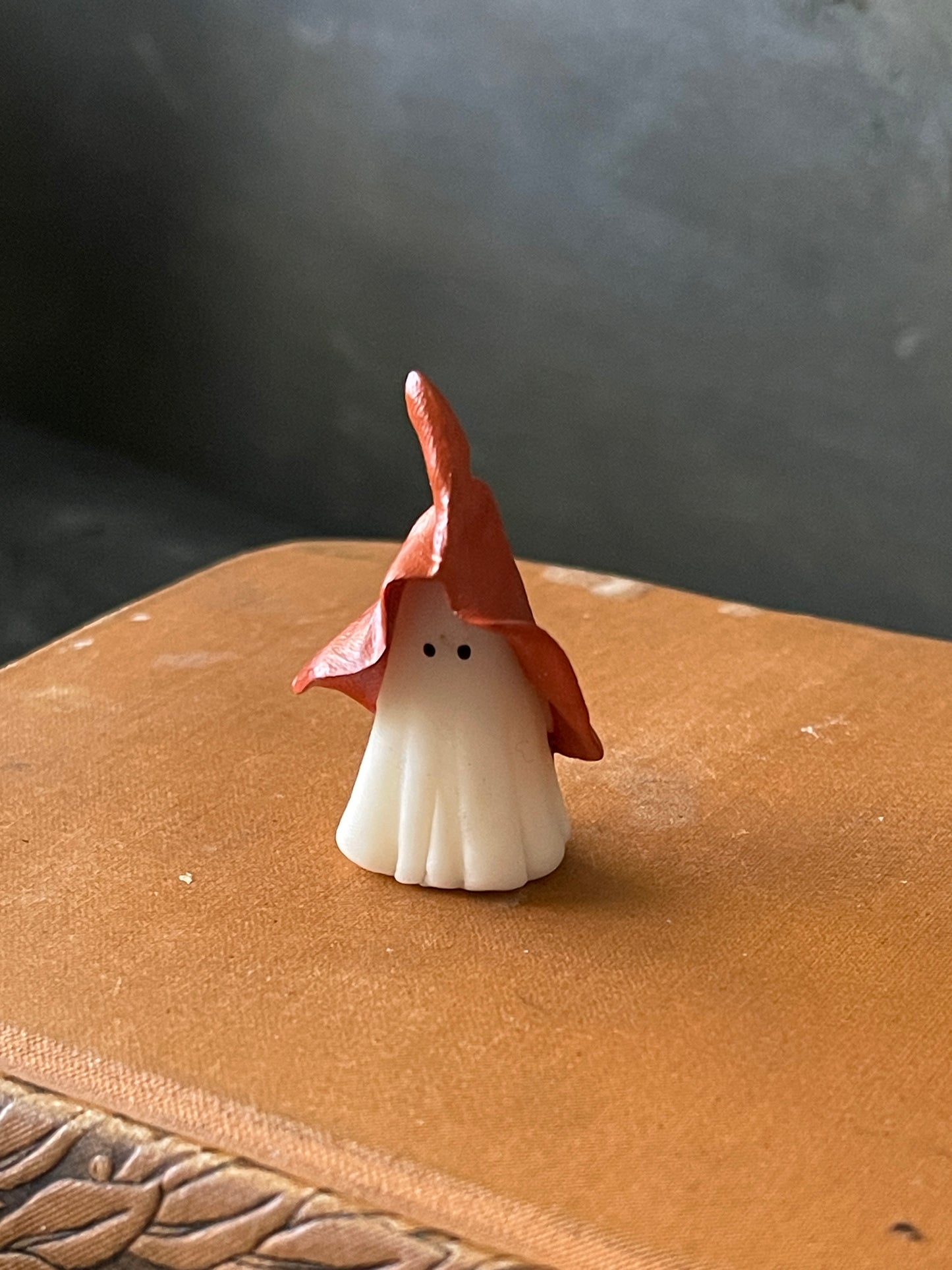 Orange Witch Hat Ghost