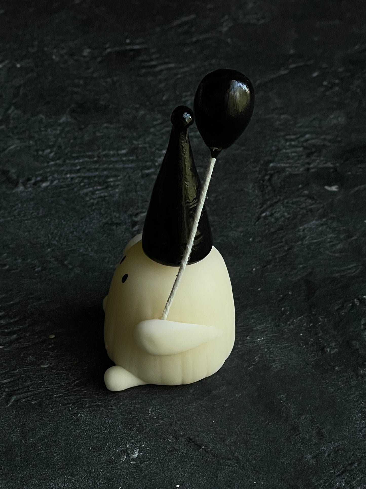 Happy Birthday Black Balloon Ghostie