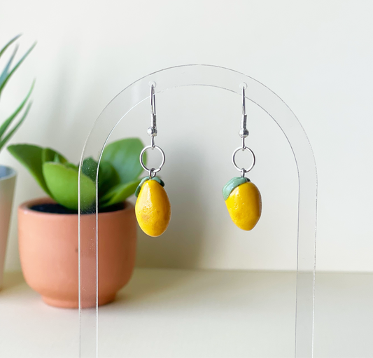 Lemon earrings