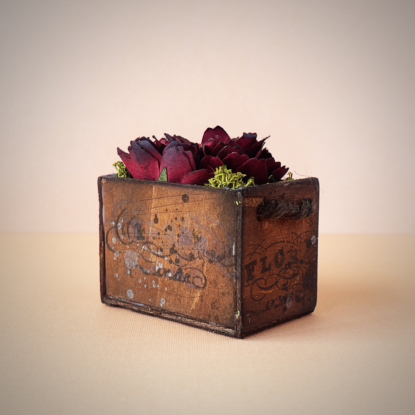 Dollhouse Wooden Flower Box - made to order